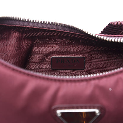 Prada Tessuto Nylon Re-Edition 2005 Shoulder Bag Granato 8 of 11