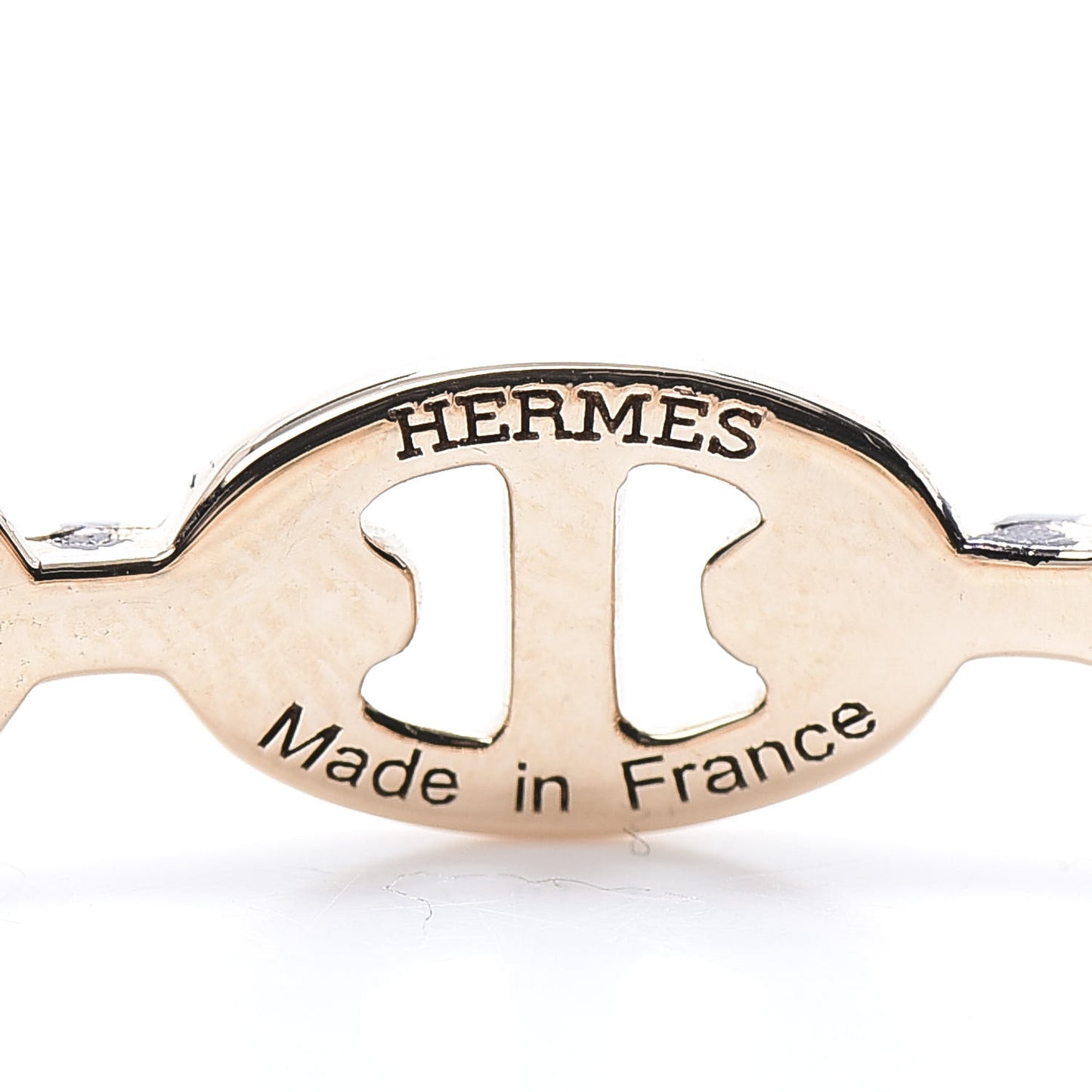 18K Rose Gold PM Chaine d'Ancre Enchainee Bracelet SH