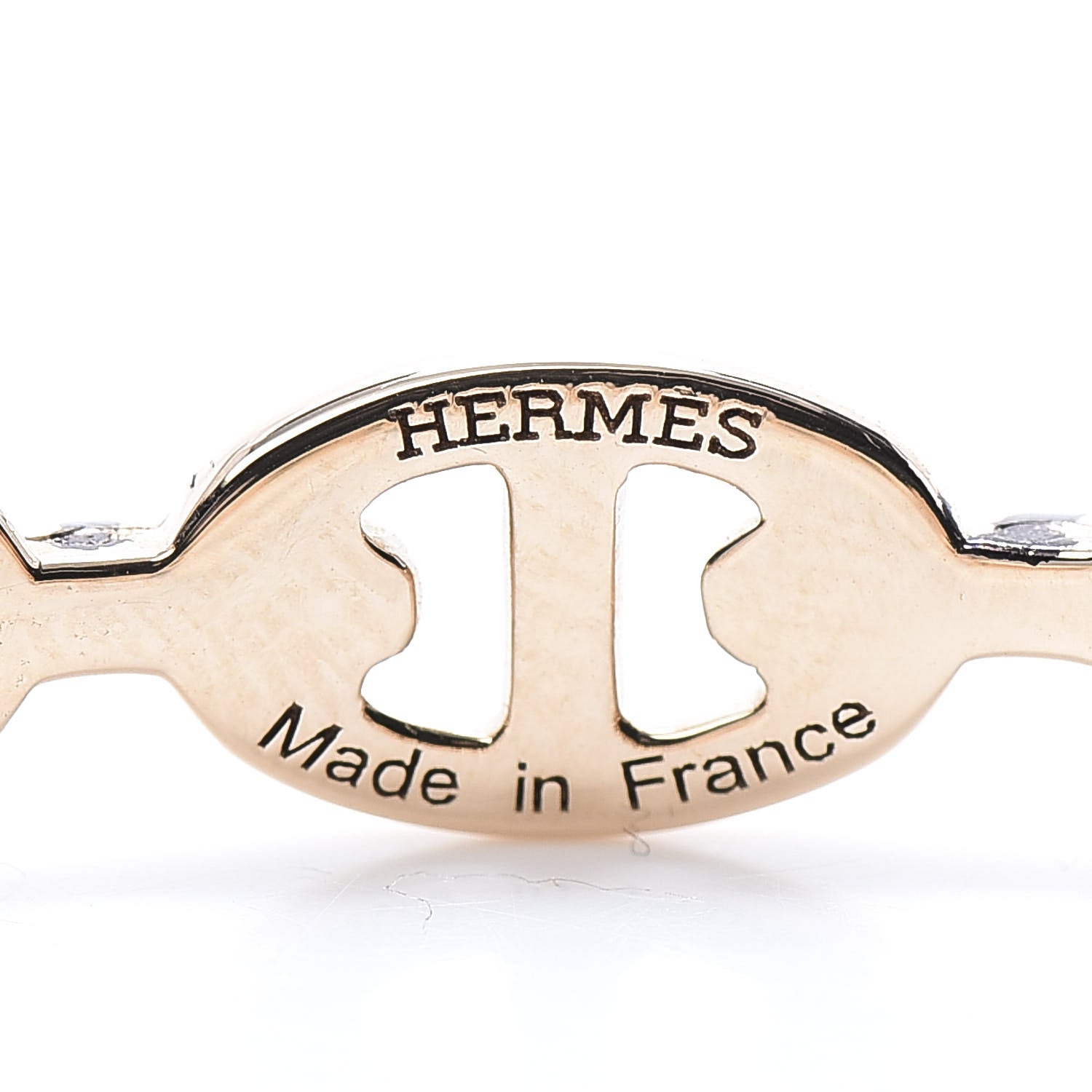 Hermes 18K Rose Gold PM Chaine d'Ancre Enchainee Bracelet SH 4 of 6