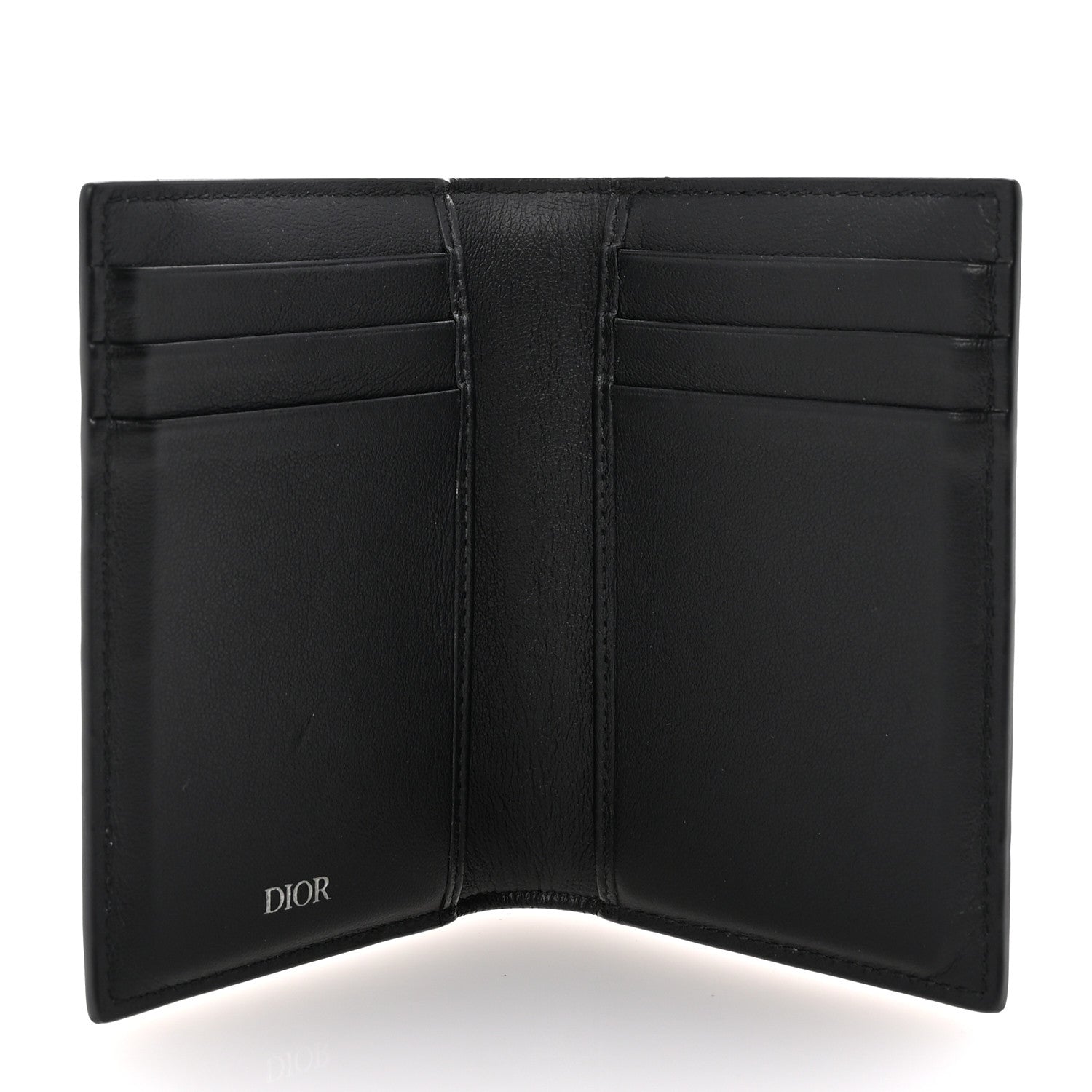 Christian Dior Patent Vertical Card Holder Black 5 of 8
