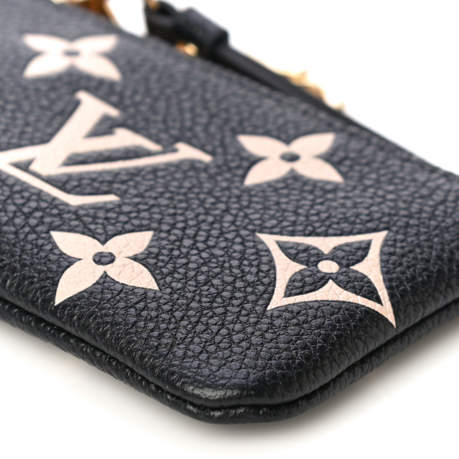 Louis Vuitton Empreinte Monogram Giant Key Pouch Black Beige 9 of 10
