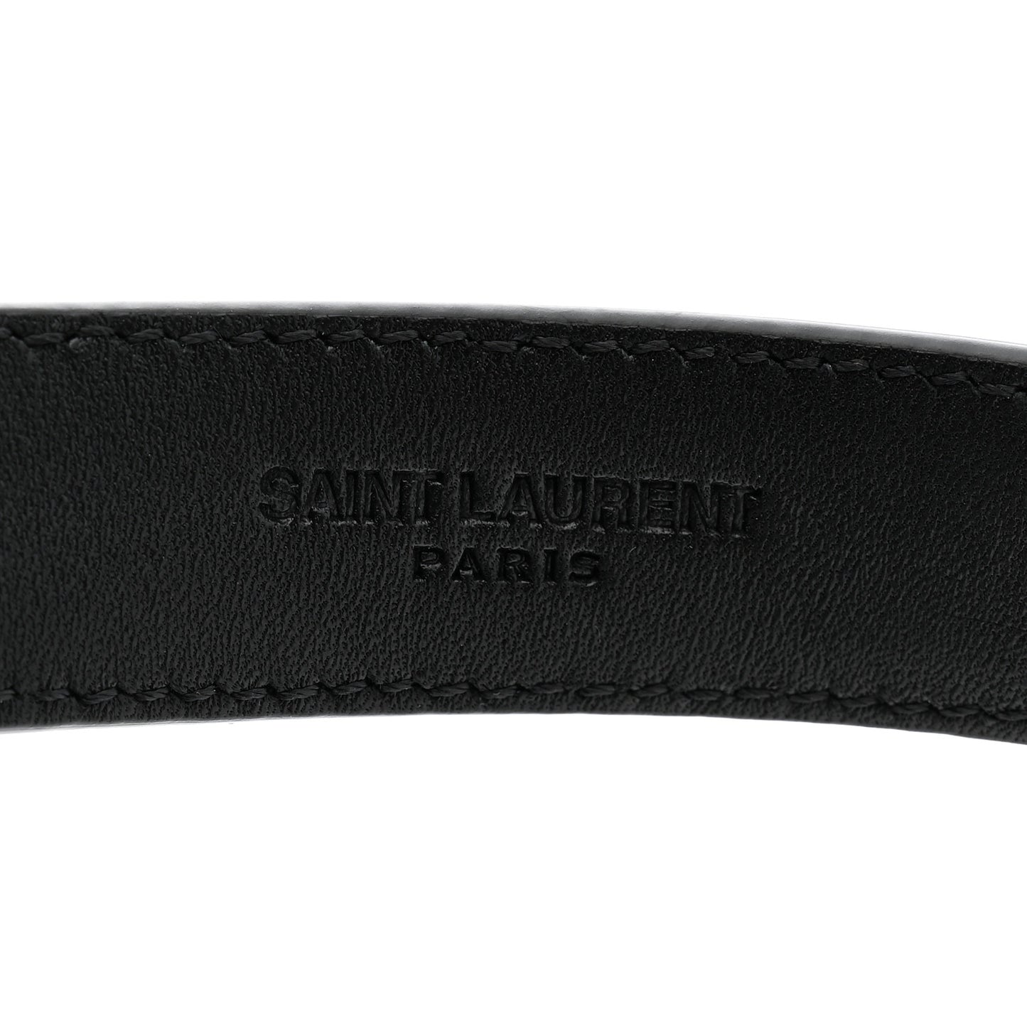 Smooth Calfskin Monogram Square Buckle Belt 85 34 Black
