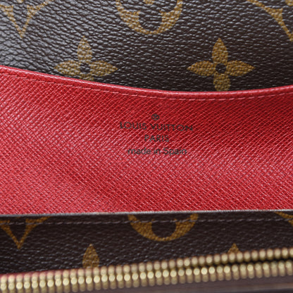 Louis Vuitton Monogram Emilie Wallet Red 5 of 15