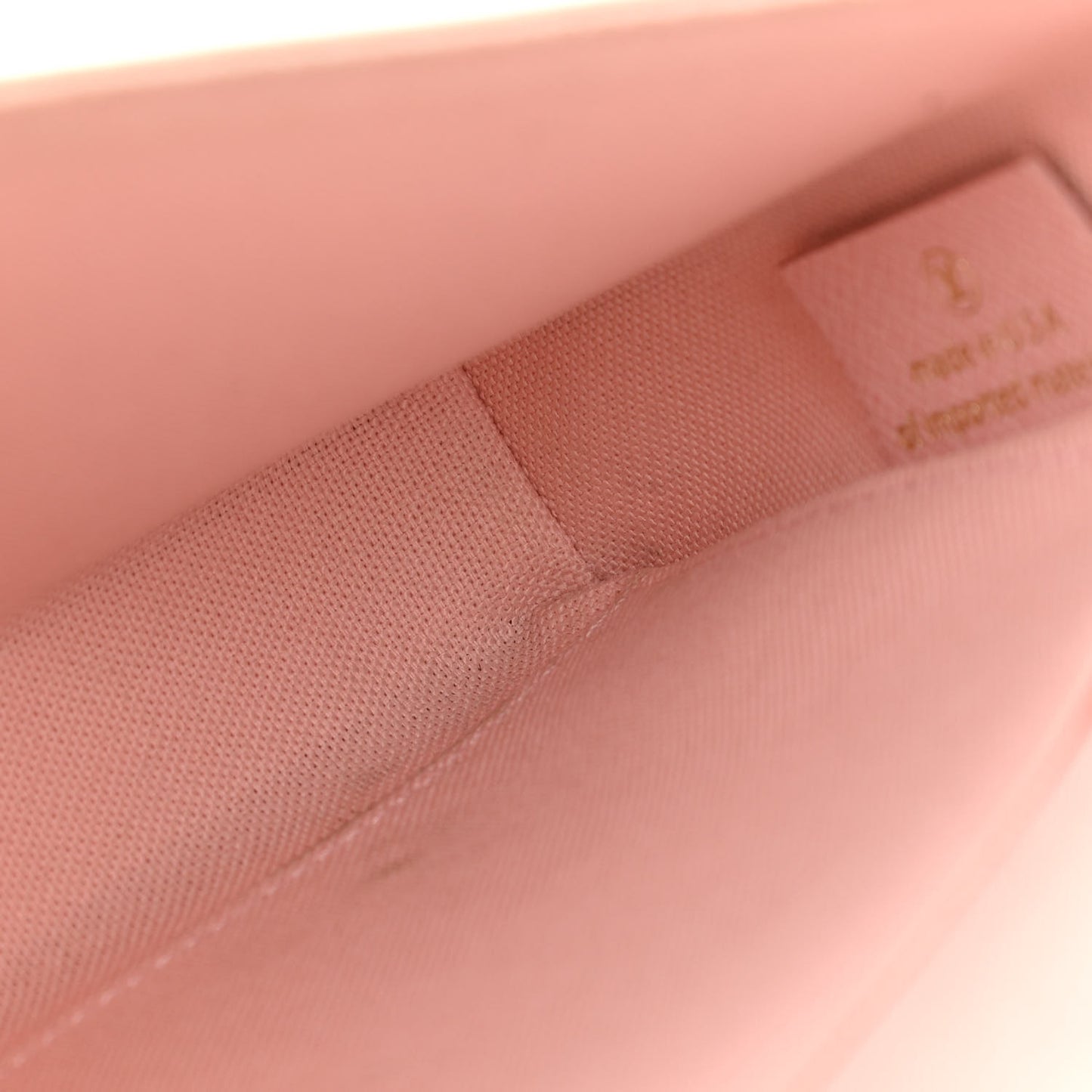 Damier Azur Pochette Felicie Chain Wallet Rose Ballerine
