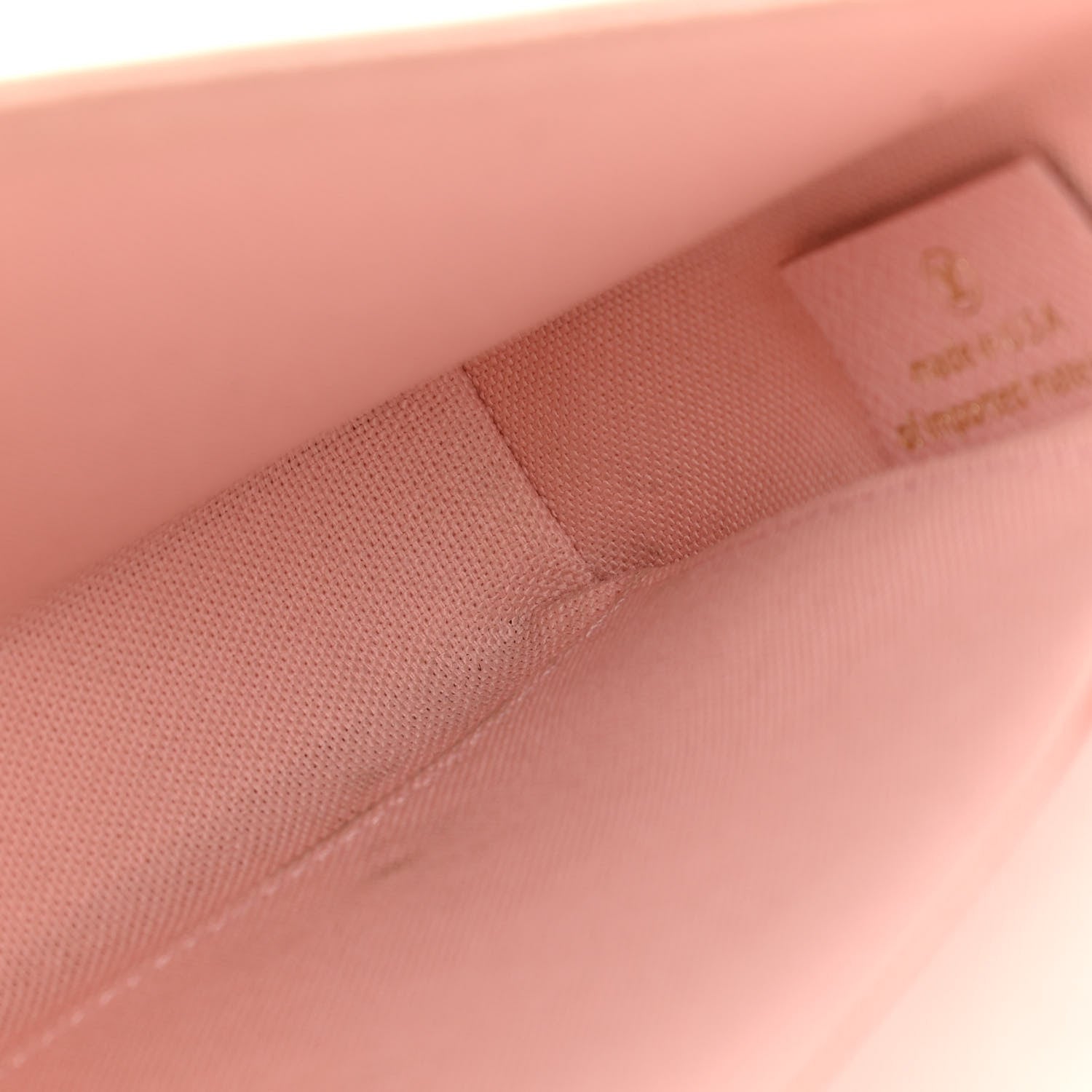 Louis Vuitton Damier Azur Pochette Felicie Chain Wallet Rose Ballerine 14 of 15