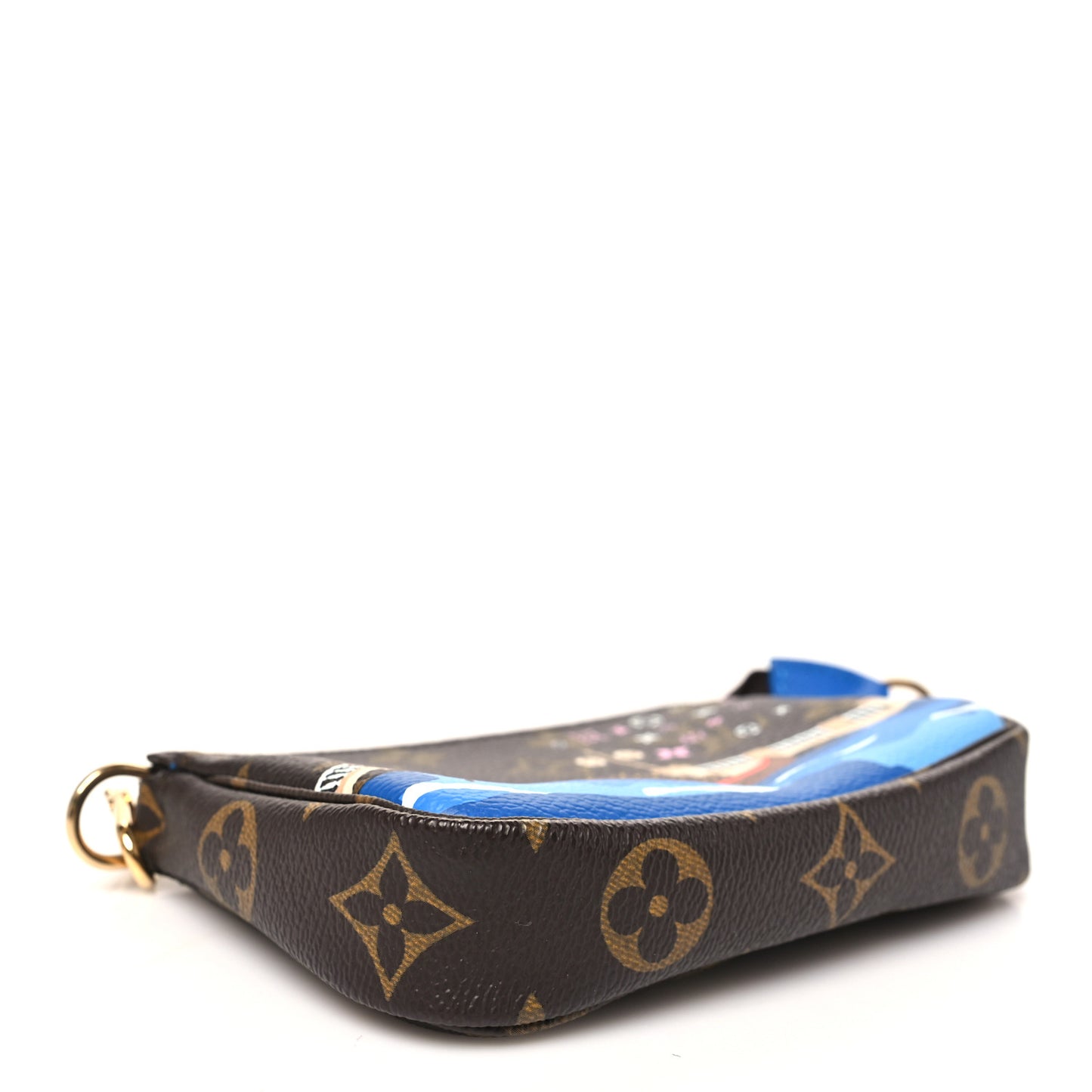 Monogram 2019 Christmas Animation Mini Venice Pochette Accessories Blue