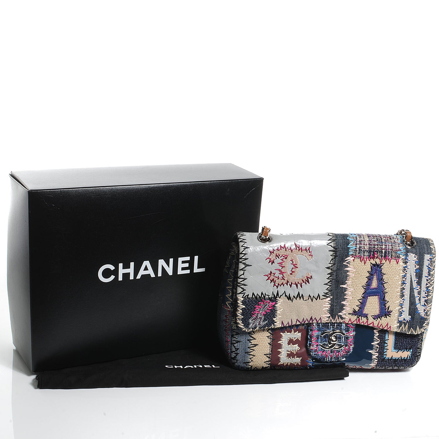 Chanel Patchwork Jumbo Flap Multicolor 5 of 8
