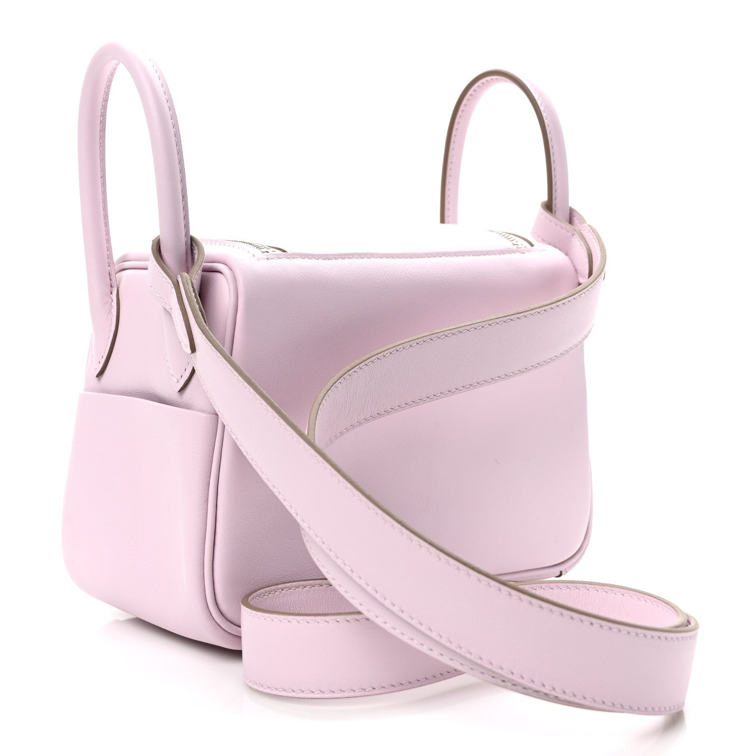 Hermes Swift Verso Mini Lindy 20 Mauve Pale Gold 3 of 9