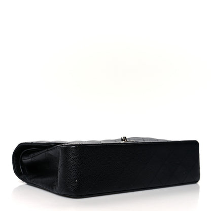 Chanel Caviar Quilted Medium Double Flap Black 4 of 10