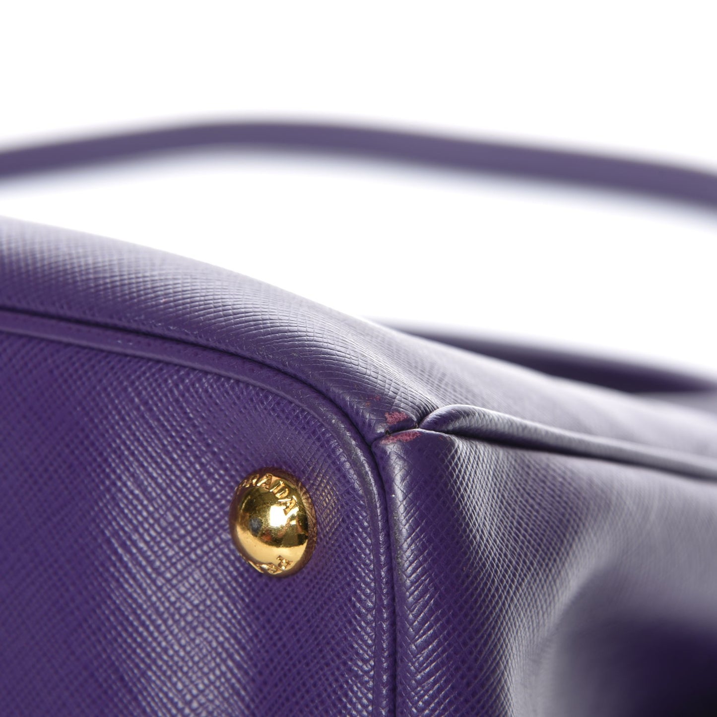Saffiano Small Galleria Double Zip Tote Viola
