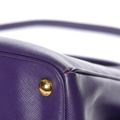 Prada Saffiano Small Galleria Double Zip Tote Viola 15 of 17