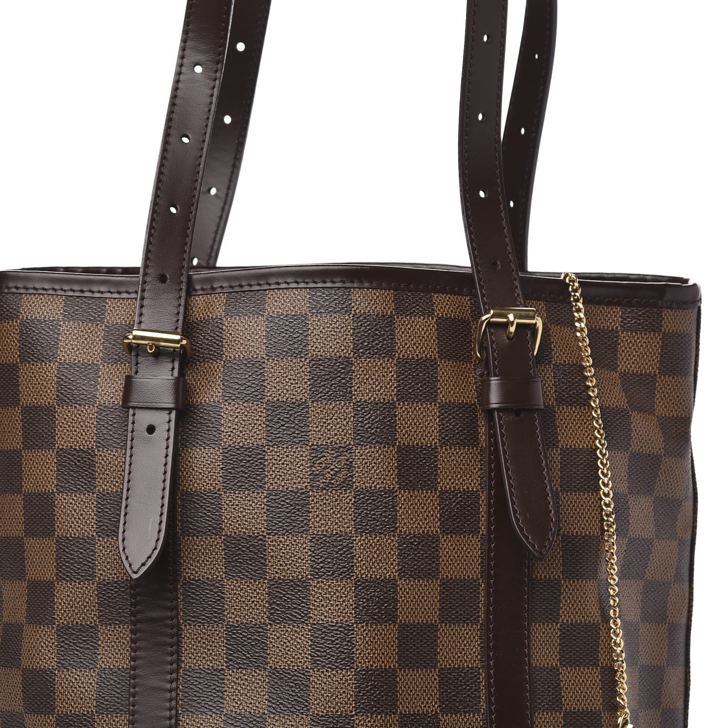 Louis Vuitton Damier Ebene Marais Bucket 27 9 of 9
