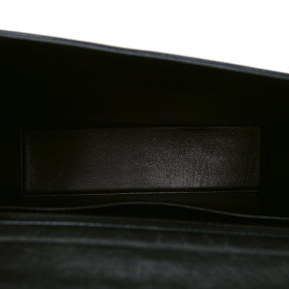 Chanel Lambskin Patent CC Flap Bag Black 6 of 6