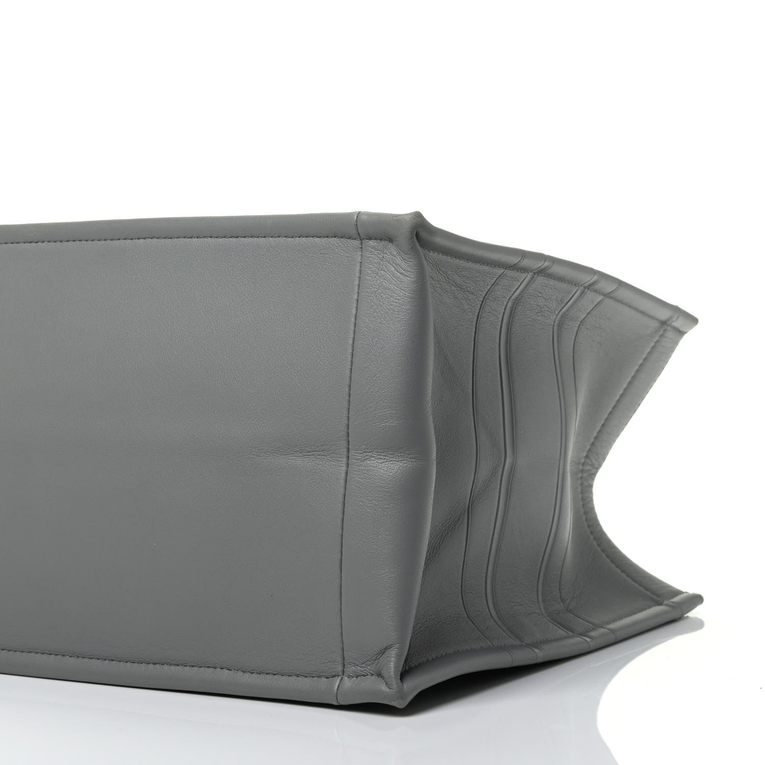 Christian Dior Calfskin Embossed Medium Book Tote Grey Stone 9 of 9