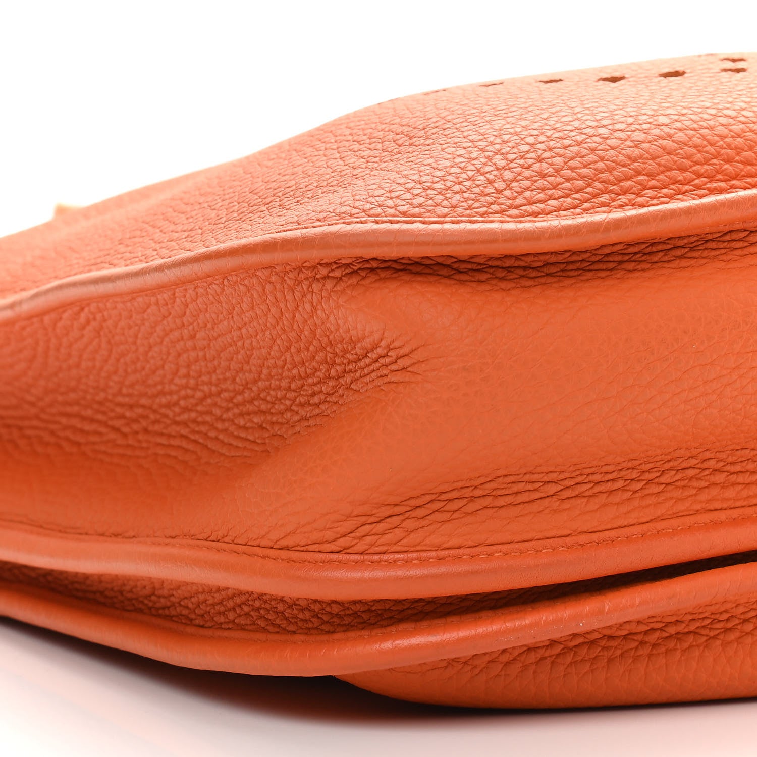 Hermes Taurillon Clemence Evelyne III GM Orange 9 of 10