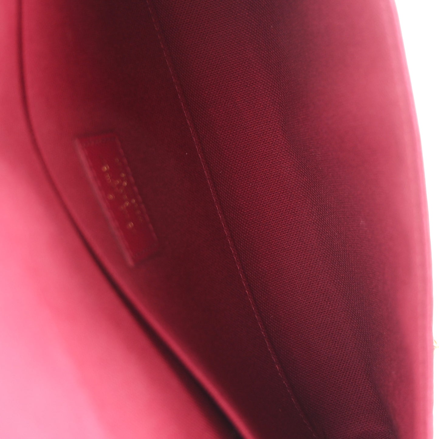 Monogram Pochette Felicie Chain Wallet Fuchsia