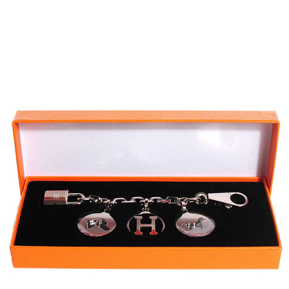 Hermes Palladium Breloque Bag Charm 3 of 5