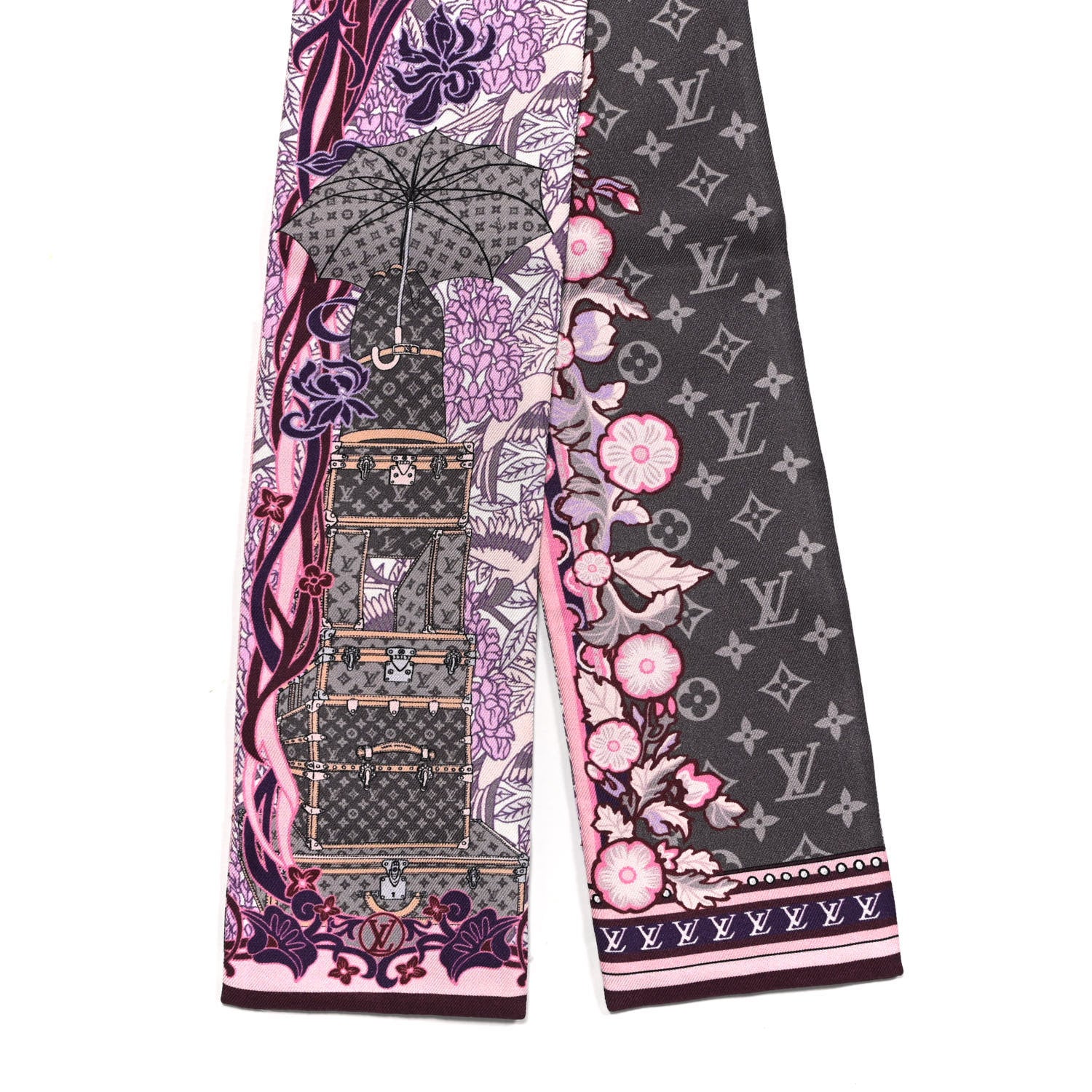 Louis Vuitton Silk Louis A Paris Bandeau Rose 2 of 4