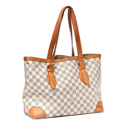 Louis Vuitton Damier Azur Hampstead MM 2 of 27