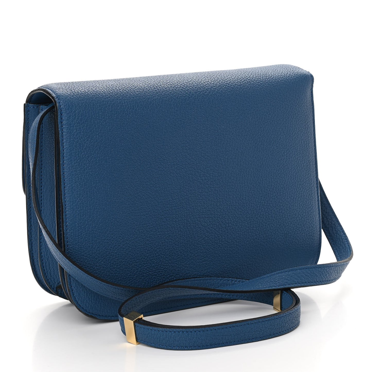 Goatskin Medium Classic Box Flap Bag Deepsea