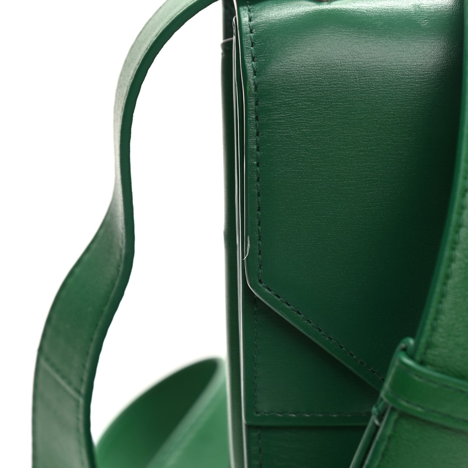 Bottega Veneta Box Calfskin Nappa Clip Bag Racing Green 9 of 16