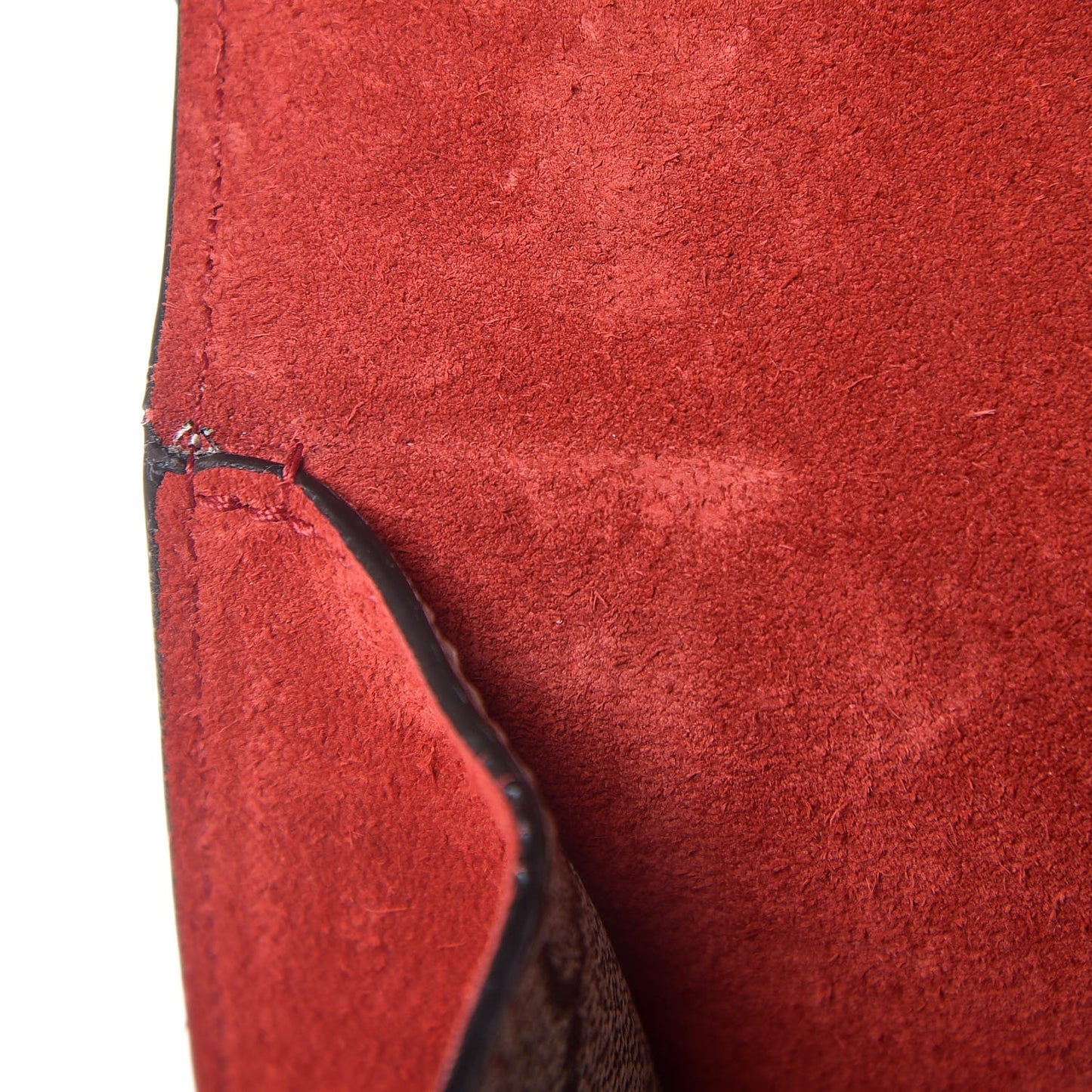 GG Supreme Monogram Suede Cudu Medium Dionysus Shoulder Bag Beige Ebony Vulcanic Red