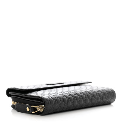 Gucci Soft Microguccissima Continental Zip Wallet Black 4 of 24