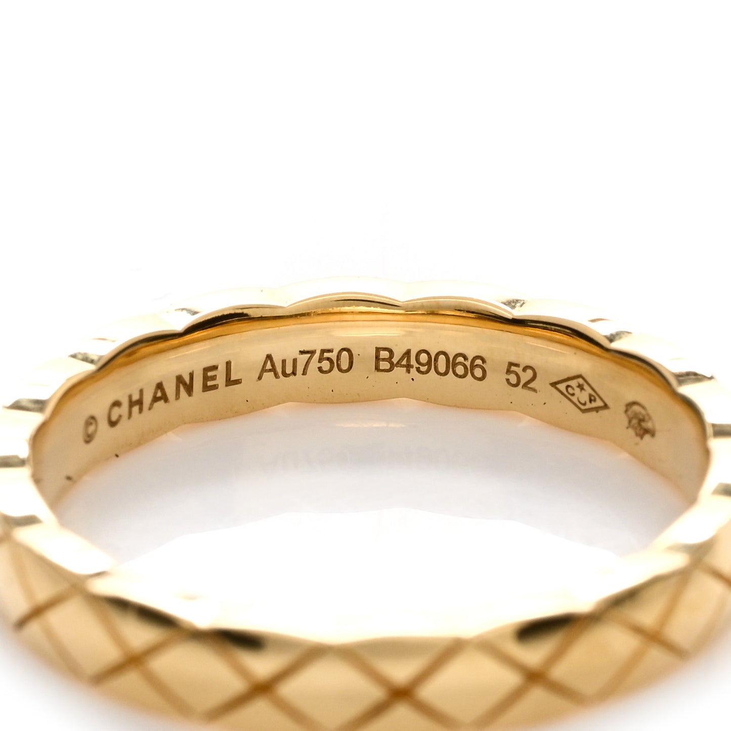 18K Yellow Gold Mini Coco Crush Ring 52 6
