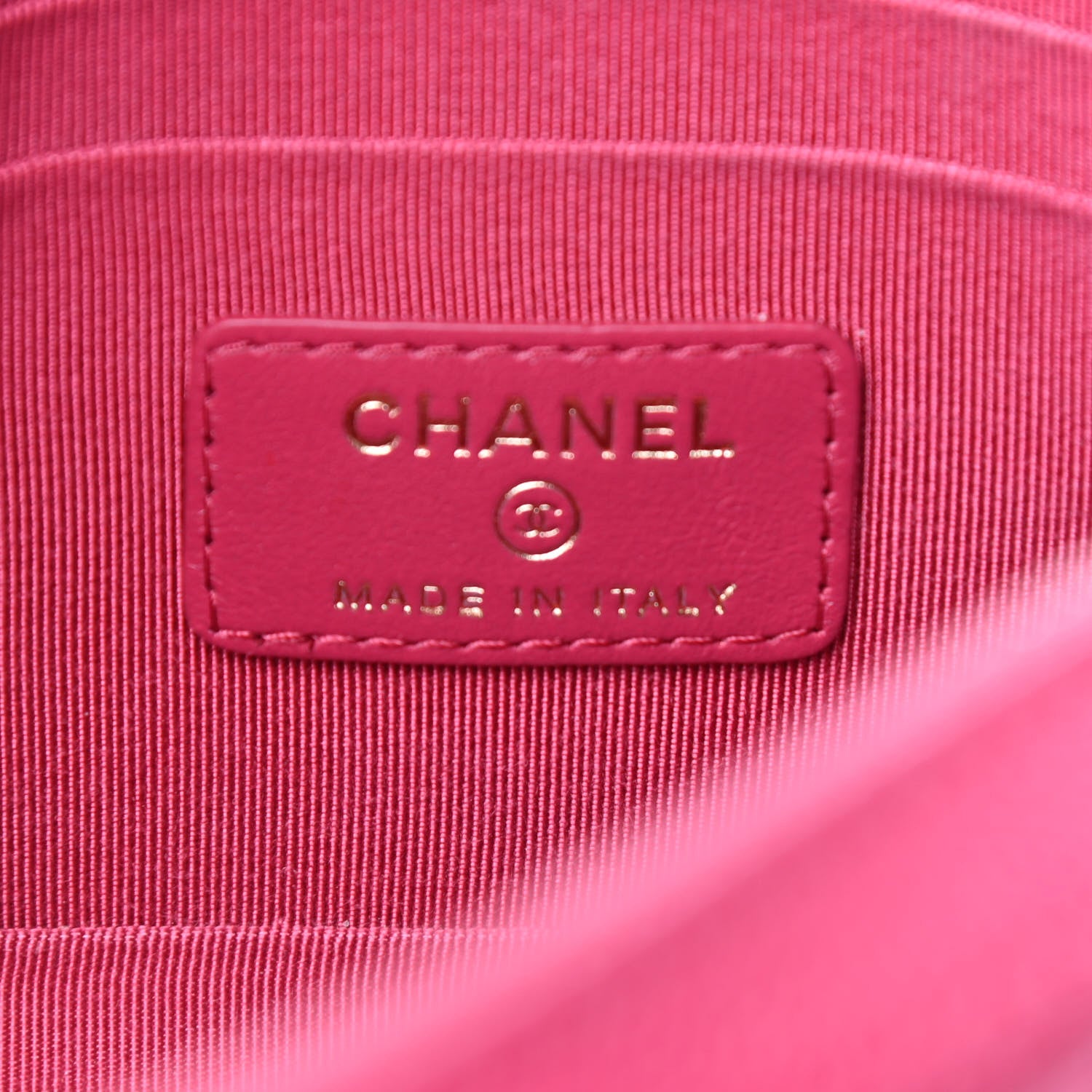 Chanel Caviar Quilted Camera Case Dark Pink 6 of 9