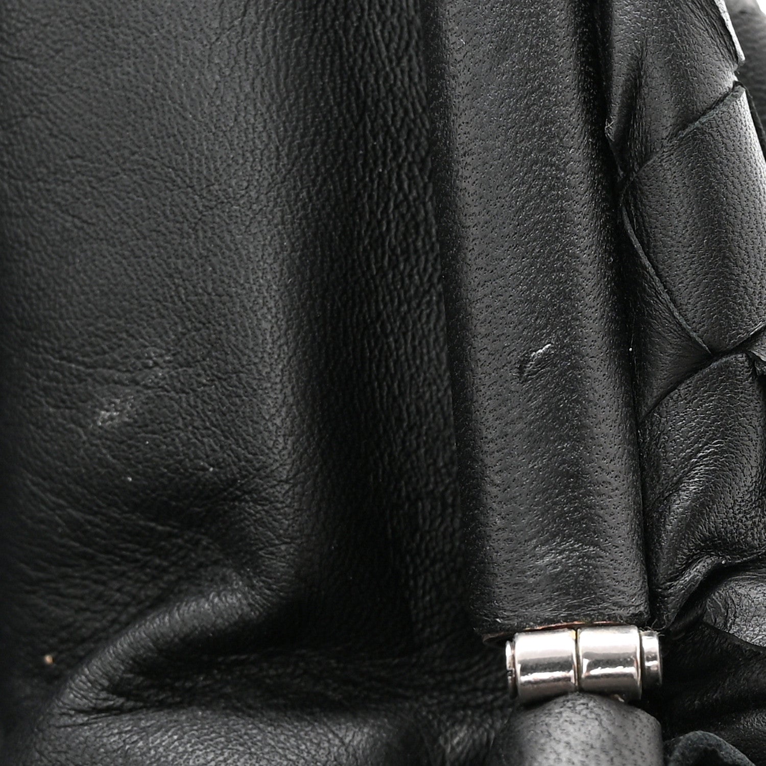 Bottega Veneta Nappa Maxi Intreccio The Pouch Oversized Clutch Black 9 of 12