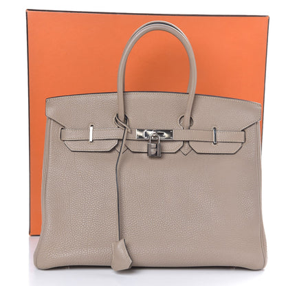 Hermes Togo Birkin 35 Gris Tourterelle 33 of 33