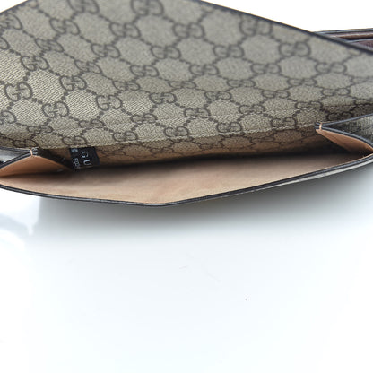 Gucci GG Supreme Monogram Neo Vintage Document Holder Beige New Acero Crop 8 of 12