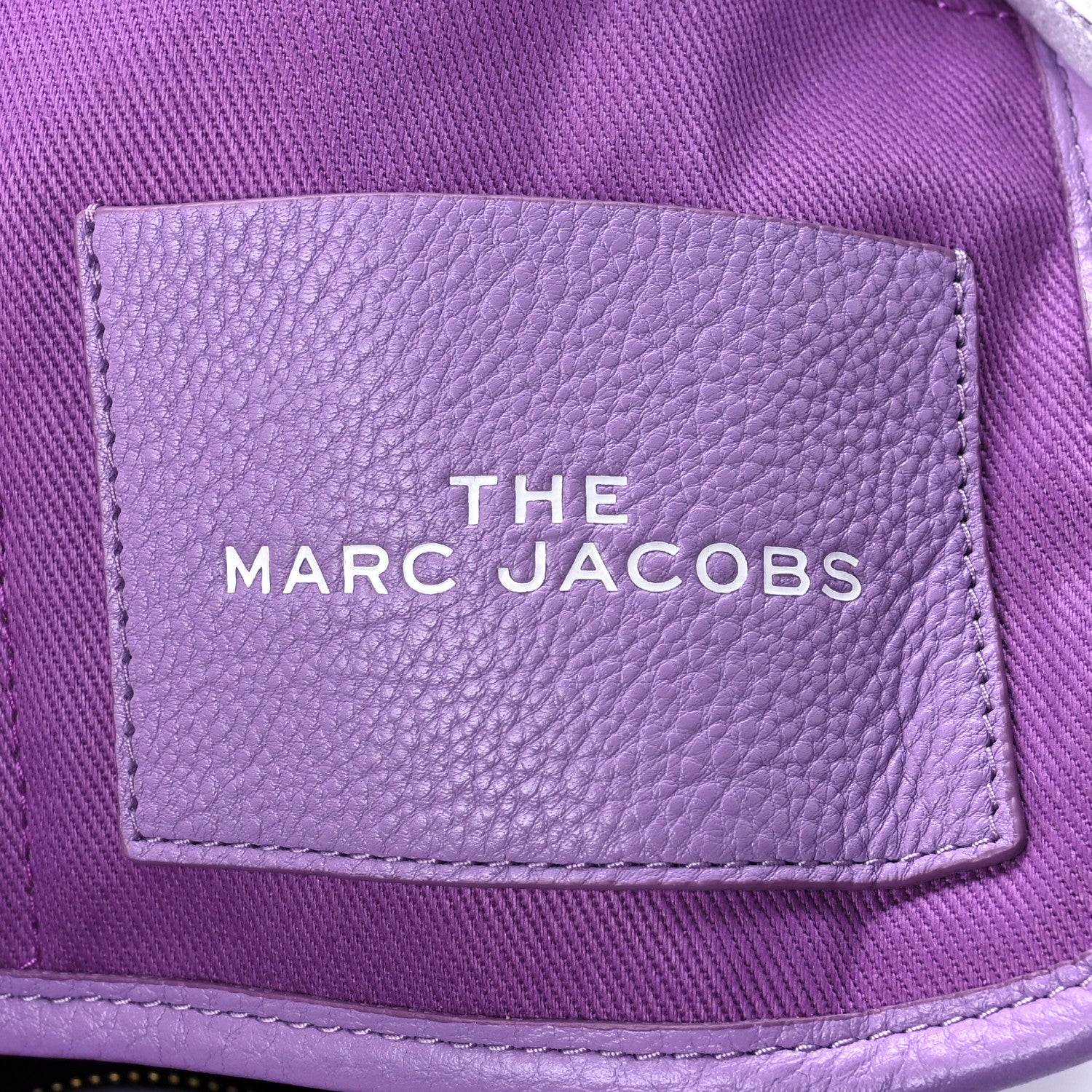 Marc Jacobs Grained Calfskin Medium The Tote Bag Regal Orchid 6 of 12