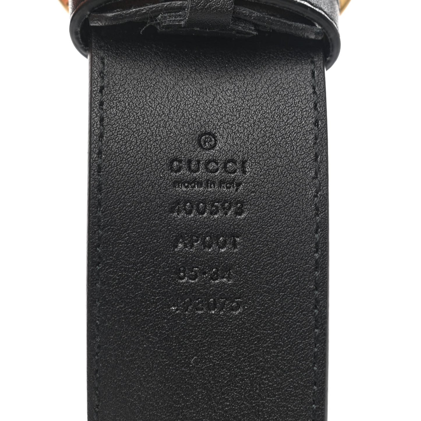 Calfskin Double G 40mm Belt 85 34 Black