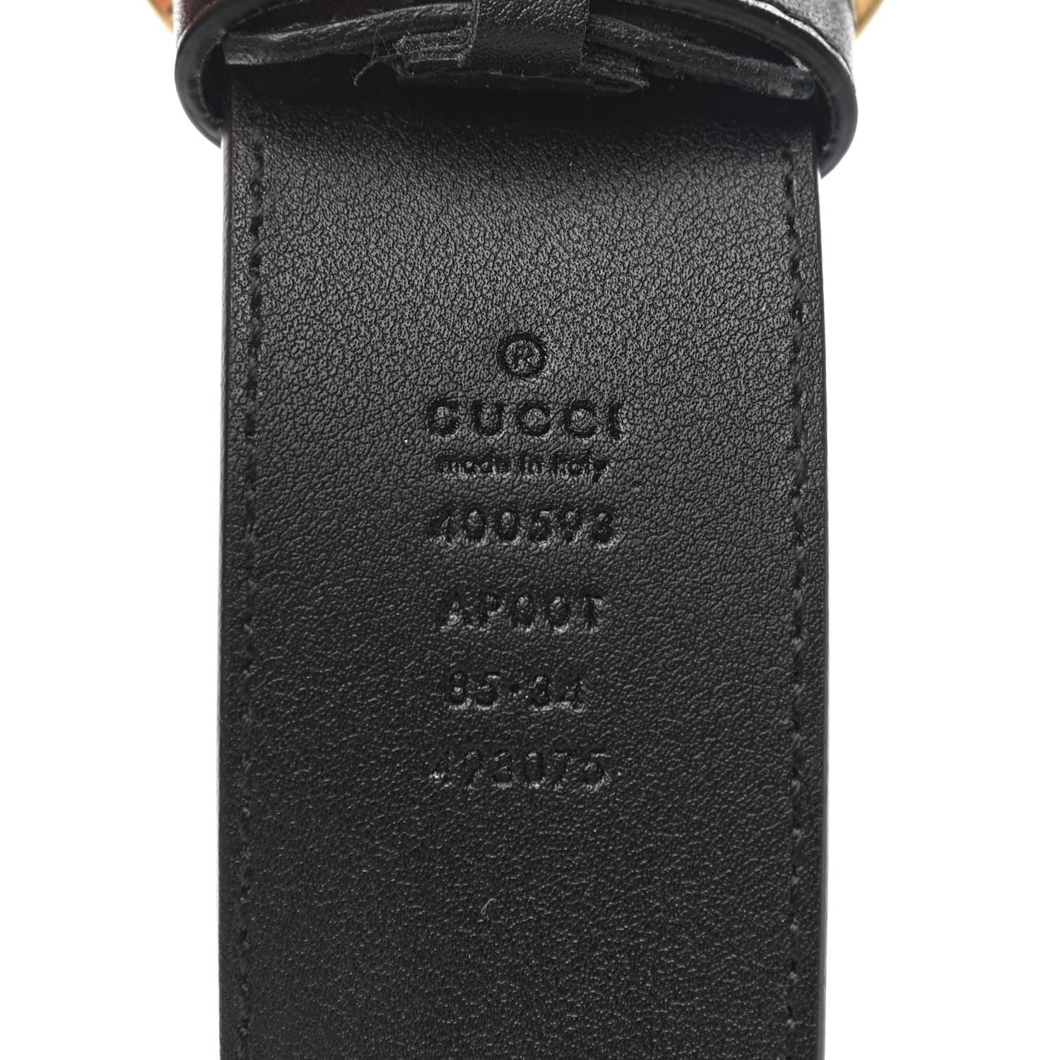 Gucci Calfskin Double G 40mm Belt 85 34 Black 5 of 6