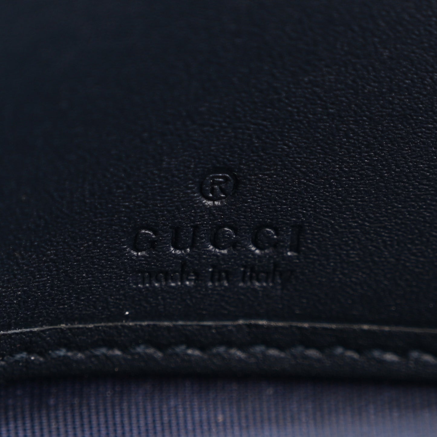 GG Supreme Monogram Blooms Zip Around Wallet Blue