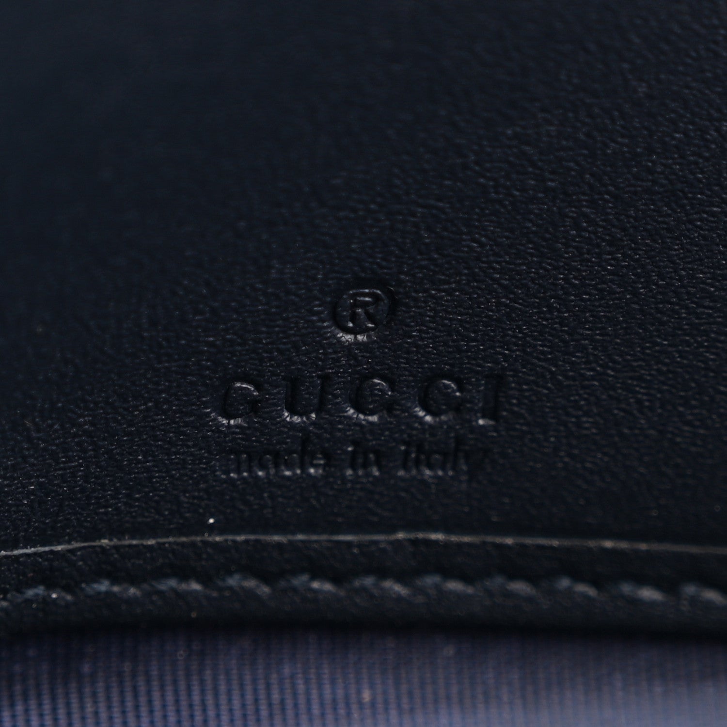 Gucci GG Supreme Monogram Blooms Zip Around Wallet Blue 6 of 10