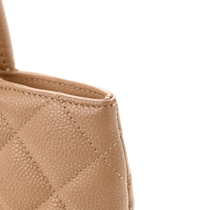 Chanel Caviar Quilted Medallion Tote Beige 13 of 13