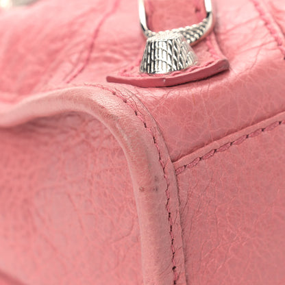 Balenciaga Agneau Giant 12 Silver Hardware Mini City Rose Bombon Raspberry 8 of 12
