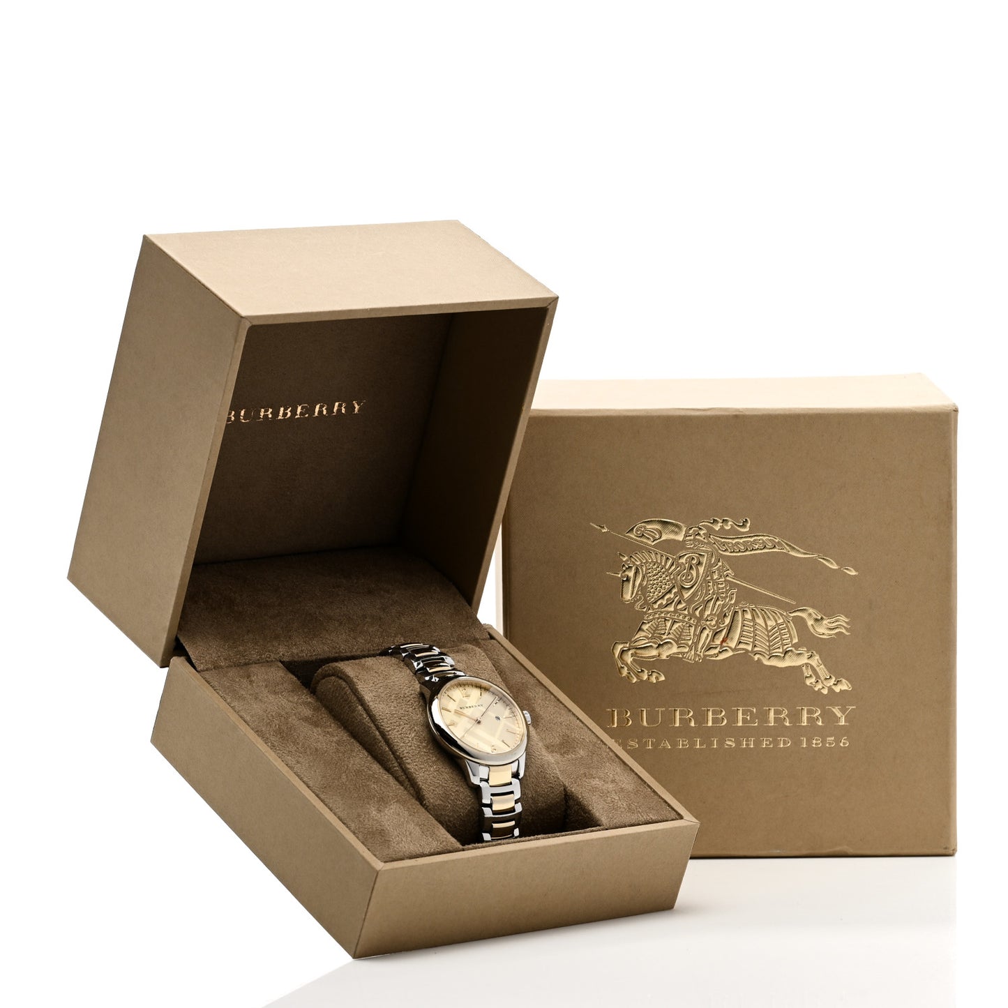 Stainless Steel 32mm Classic Round Quartz Watch Gold BU10118