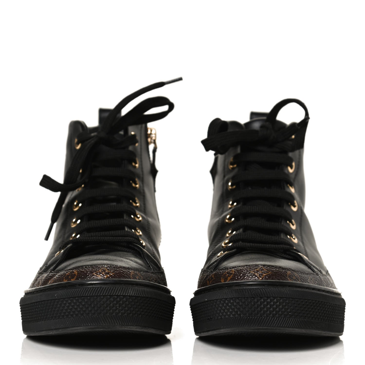 Louis Vuitton Monogram Stellar Sneaker Boots 36 Black 2 of 10