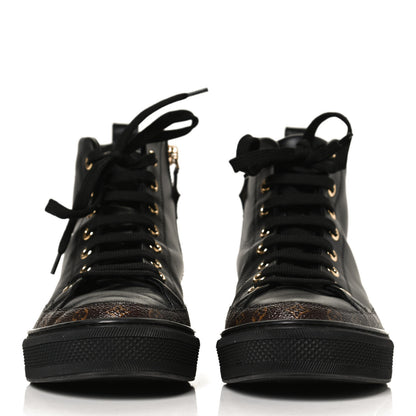 Louis Vuitton Monogram Stellar Sneaker Boots 36 Black 2 of 10