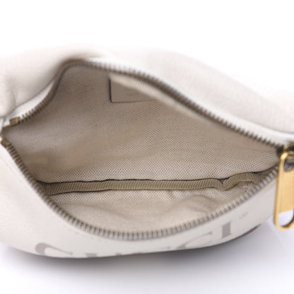 Gucci Grained Calfskin Small Logo Belt Bag White 4 of 9