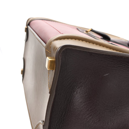 Celine Satin Smooth Calfskin Micro Tri-Color Luggage Rust 11 of 11