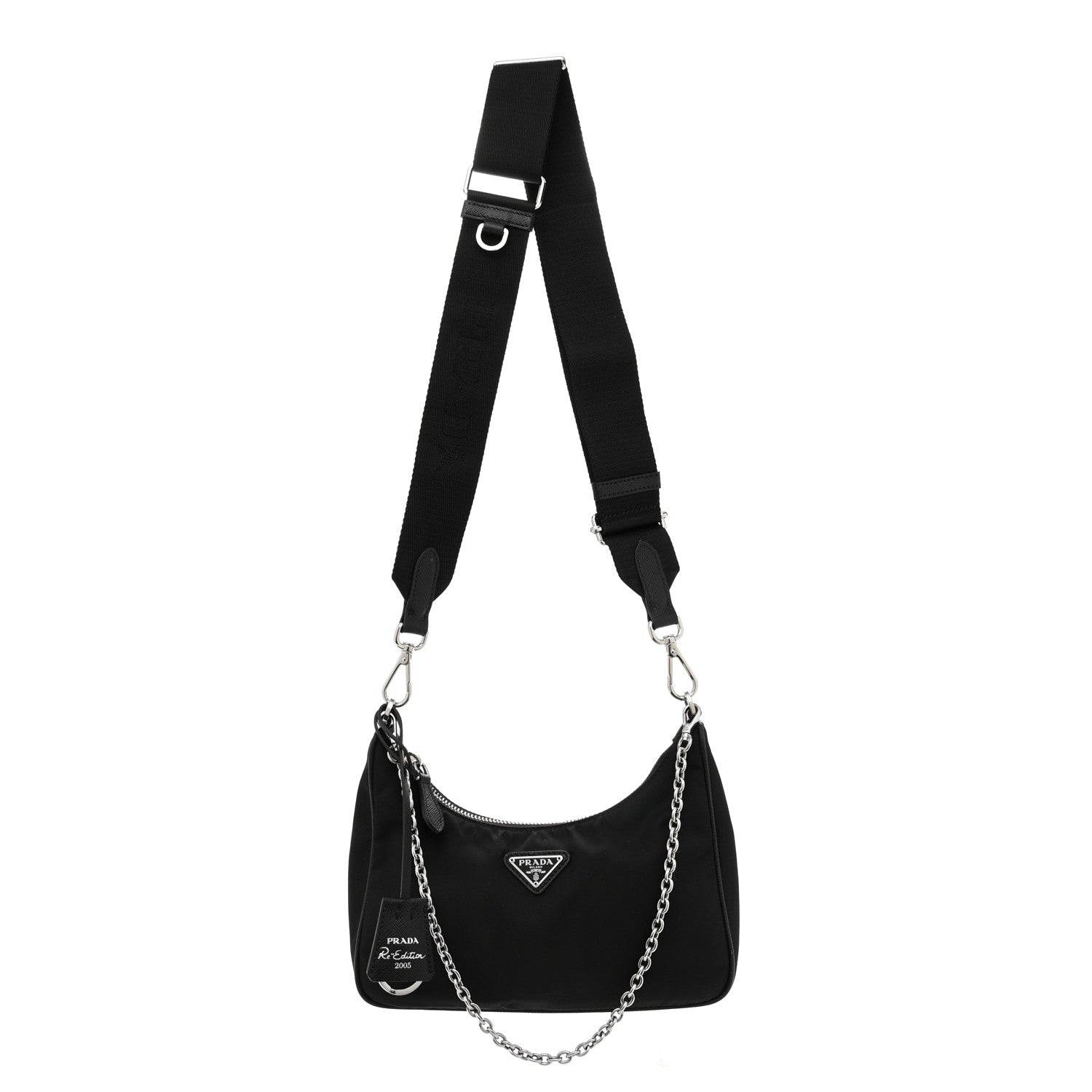 Prada Nylon Re-Edition 2005 Shoulder Bag Black 1 of 9