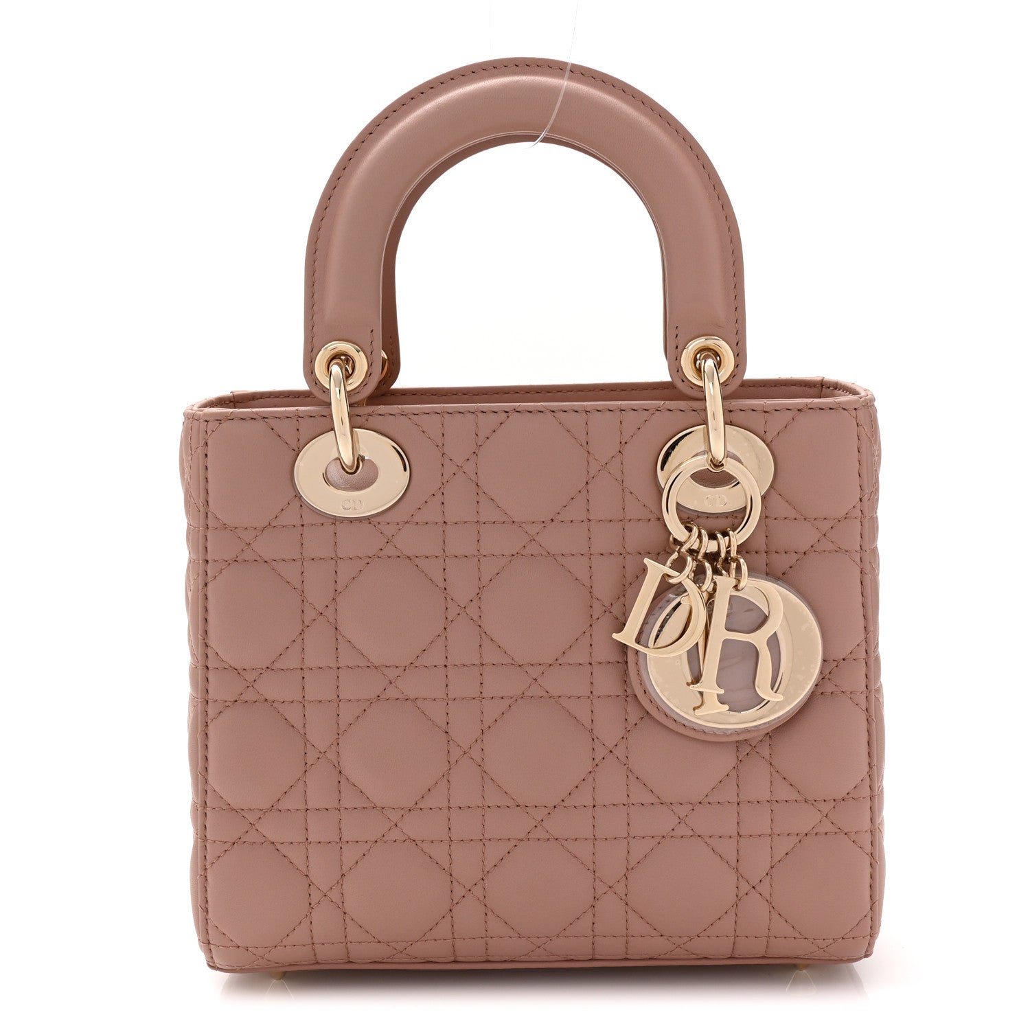 Christian Dior Lambskin Cannage Small My ABC Dior Lady Dior Blush 1 of 11