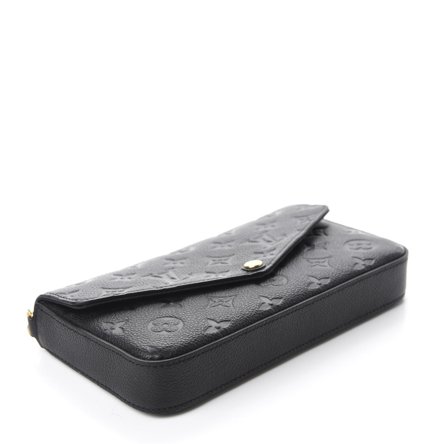 Louis Vuitton Empreinte Pochette Felicie Chain Wallet Black 4 of 15