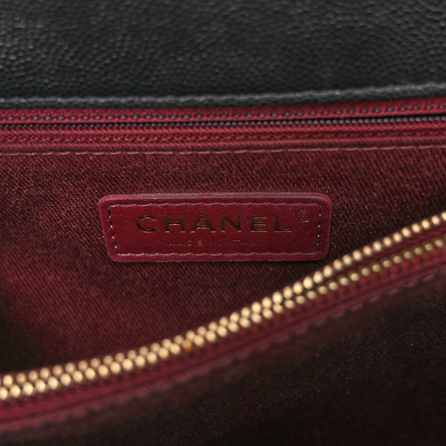 Chanel Caviar Quilted Small Coco Handle Flap Black 6 of 10