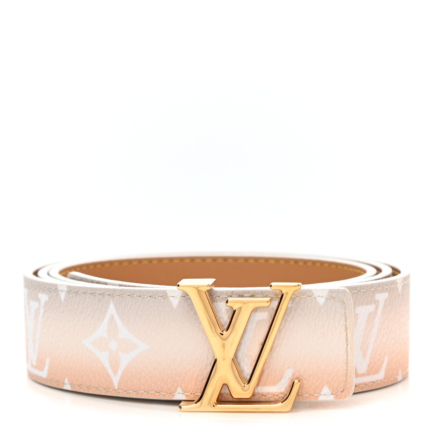 Louis Vuitton Monogram Giant By The Pool 30mm LV Iconic Reversible Belt 90 36 Brume 1 of 7
