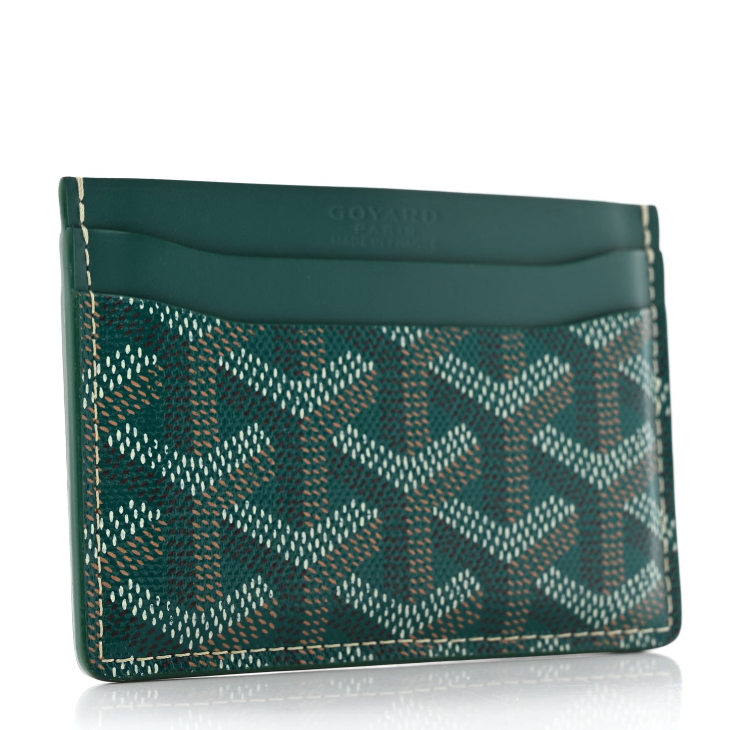 Goyardine Saint Sulpice Card Holder Green